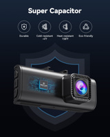 Caméra embarquée Redtiger F7NP sans carte SD, 4K GPS Wifi, caméra avant et arrière 1080P, Full HD, boîte noire pour voiture
