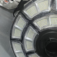 Lampes solaires LED rondes en alliage d'aluminium UFO, étanches IP65, 200W, certifiées ETL, pour jardin et route
