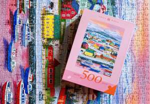 <span class=keywords><strong>Puzzle</strong></span> en carton éducatif personnalisé à faire soi-même, 500 pièces, avec logo et emballage personnalisés - Product Image 2