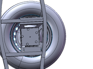 Bastidor básico y estante para neumáticos con portaequipajes para autocaravanas Solución de almacenamiento de fábrica para caravanas - Product Image 3