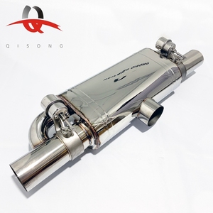 QIAUTS Válvula de escape Control remoto Silenciador Escape Recorte T-Stly Car Resonador - Product Image 1