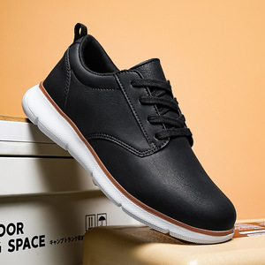 2026 Men's Large-Size Casual Shoes Breathable RetroSports <b>Leather</b> Shoes with Height Increasing Feature New Men's Casual <b>Sneakers</b> - Product Image 3