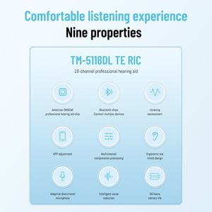 เครื่องขยายเสียงแบบพกพาตัดเสียงรบกวน <span class=keywords><strong>BTE</strong></span> ราคาถูกเครื่องช่วยฟังแบบชาร์จไฟได้สําหรับผู้สูญเสียการได้ยินอย่างรุนแรง - Product Image 3