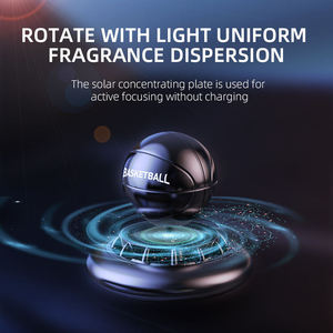 Diffuseur d'aromathérapie solide de style <span class=keywords><strong>basket</strong></span>-ball moderne créatif Machine de parfum de lumière de voiture à rotation solaire - Product Image 3