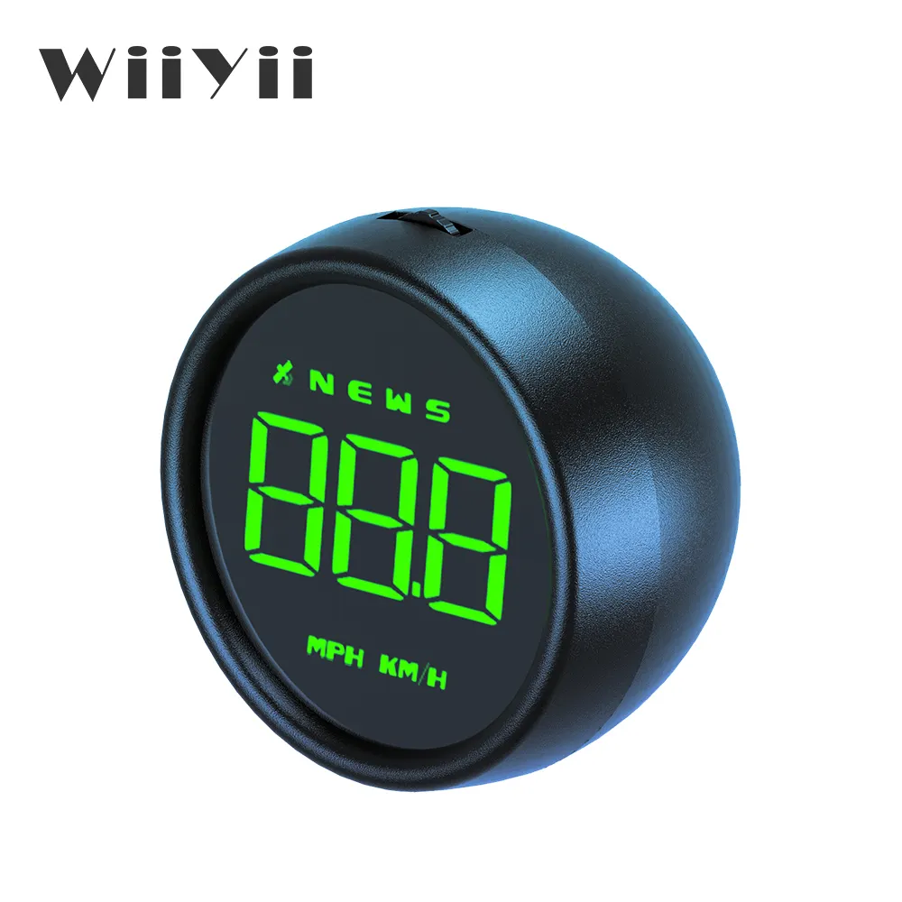 2023 New GPS HUD Car LED Head Up Display Smart Digital Alarm Reminder Speedometer Car Accessories