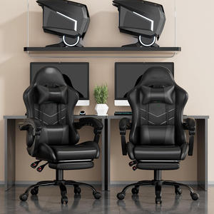 2025 pas cher en cuir promotionnel nouvelle Chaise Gamer Pro grand <span class=keywords><strong>bureau</strong></span> noir dossier haut bas <span class=keywords><strong>prix</strong></span> PC chaise de jeu course repose-pieds - Product Image 3