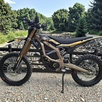 2025 populaire noir Surron Ultra Bee 21KW pas cher pleine Suspension électrique Dirt Bike Surround lumière Bee X sur vélo en Stock