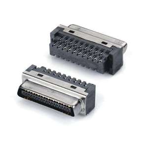 ขั้วต่อตัวผู้ DH ซีรีส์ 37 พิน รุ่น DH40-37S ระยะห่าง 1.0 มม. ตัวเรือนแบบ PC สำหรับสายเคเบิล ขั้วต่อตัวผู้ 37 พิน รุ่น DH40 - Product Image 2