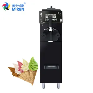 KLS-S12เครื่องไอศกรีมหัวฉีดเดี่ยวขนาดเล็กเดสก์ท็อปสำหรับบาร์ห้องครัวเครื่องไอศครีมนุ่ม