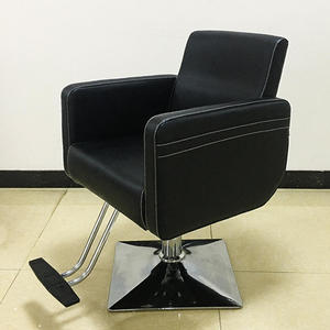 Sillón de Barbería Hidráulico, Silla de Estilismo para Salón, Asiento Tapizado para Estudio de Peluquería - Product Image 5