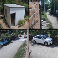 Lámpara Solar LED Súper Brillante de 500W 800W con Cámara CCTV Integrada, Lámpara de Seguridad para Exteriores para Iluminación de Carreteras, Jardines y Paredes