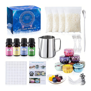 Recipiente para velas blanco mate con tapa y caja para muestra de cera perfumada personalizada, exhibición y programa de presentación minorista - Product Image 1