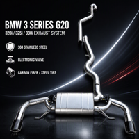 Échappement Performance Valvetronic pour BMW G20 G21 G22 G23 G26 325i 328i 330i B48 2.0T 2018+ Silencieux Catback à Valve