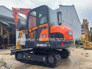 Excavatrice sur pneus Doosan Dh-60 Dx 60 à faible nombre d'heures de fonctionnement, Doosan Dosan Dh60-7 en bon état, prix bas, à vendre - Product Image 5