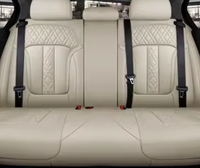 Housse de siège de voiture en cuir sur mesure, ensemble complet de 5 pièces, universelle pour Civic Golf Passat CC Bora Polo Accord