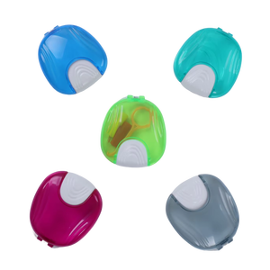 Boîte de rangement orthodontique personnalisée en plastique coloré pour <span class=keywords><strong>aligneurs</strong></span>, chewies et outil de retrait - Product Image 1