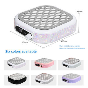 مكنسة كهربائية لتنظيف الأظافر بقوة 30 واط، لاسلكية وقابلة لإعادة الشحن، مع فلتر ماسي لجمع الغبار، مناسبة للصالونات والاستخدام المنزلي - Product Image 1