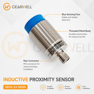 ND15-S3-M30S Nouveau capteur de proximité inductif Contrinex d'origine <span class=keywords><strong>M30</strong></span> 15mm PNP NO - Product Image 2