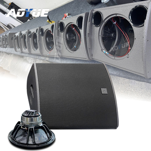 Moniteurs de scène passifs 12 pouces, enceinte de studio professionnelle, haut-parleur coaxial stéréo 2 voies, boîtier en contreplaqué - Product Image 1