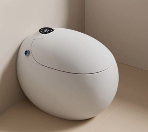 Nhà vệ sinh tự động lật phòng tắm hiện đại Gốm Tròn ánh sáng ban đêm thông minh trứng hình trứng hoàn toàn tự động nhà 3 năm bao gồm - Product Image 5