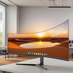 Ultrawide Curvo Gaming Monitor 34 Polegada 4k pc tela Display LED monitor lcd wqhd 165Hz monitores de jogos para jogo negociação - Product Image 1