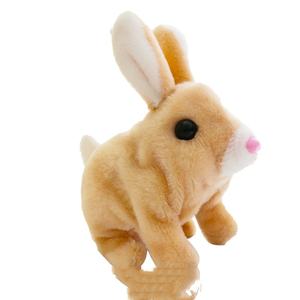 Peluche HY7 Simulato <span class=keywords><strong>di</strong></span> Coniglio, Cane, Panda, Regalo Divertente, Cammina e Urla, Bambola Animale Elettrica, Giocattolo Coniglio Bianco - Product Image 2