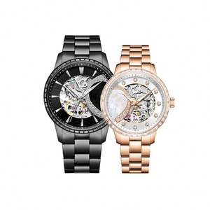 Reloj de Moissanita al por Mayor, Relojes de Pulsera Automáticos de Lujo en Oro, Relojes Mecánicos para Pareja, Regalo, Reloj de Moda Resistente al Agua - Product Image 1