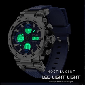 Montre pour homme OEM Fashion Business, haute qualité, mouvement à double cœur, grand cadran, étanche 3ATM, acier inoxydable, édition vintage - Product Image 4