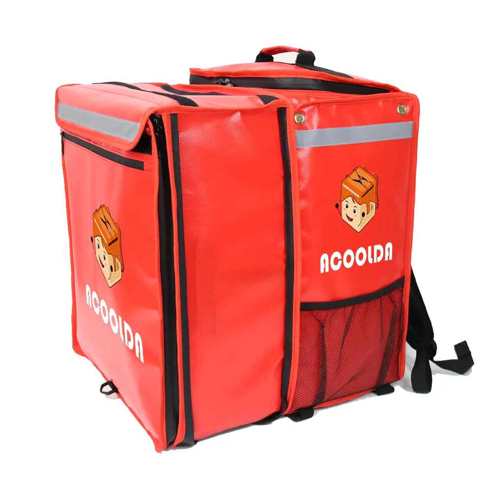 Promotional Waterproof insulated thermal box aluminum insulated delivery backpack