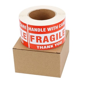 3inch * 5inch dễ vỡ Stickers xử lý tự dính Stickers vận chuyển chăm sóc cảnh báo đóng gói nhãn - Product Image 3