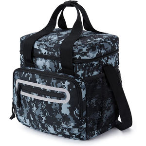 Sac à déjeuner isotherme gratuit, sac isotherme extensible à double compartiment, sac fourre-tout léger et étanche avec poche latérale pour mouchoirs - Product Image 6