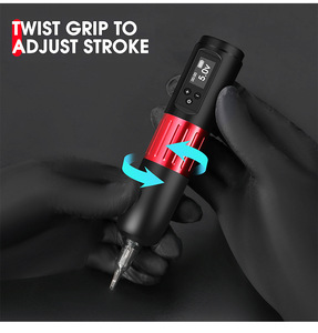 Máquina de Tatuaje Rotativa de Alta Gama con Carrera Ajustable, Funcionamiento Estable y Baja Vibración, Pistola de Tatuaje Profesional para Artistas - Product Image 3