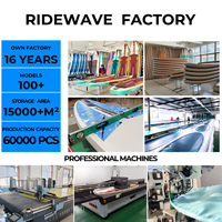 RIDEWAVE OEM CE 10'6 11 '11'6 Stand up All Round Paddle Board Soft Surfboard Surf Gonflable Kayak sup Paddleboard avec Siège