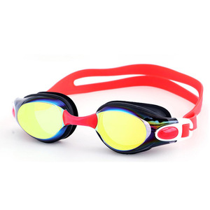 Gafas de natación antiniebla con lentes con revestimiento de espejo, material de PC, ajuste universal para hombres y mujeres - Product Image 4