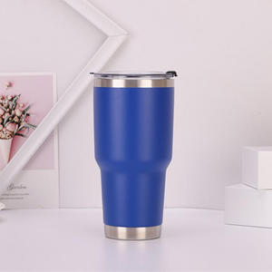 Gobelet isotherme moderne en acier inoxydable de 30 oz, à double paroi, avec couvercle, portable, à large ouverture, résistant à l'eau bouillante - Product Image 2