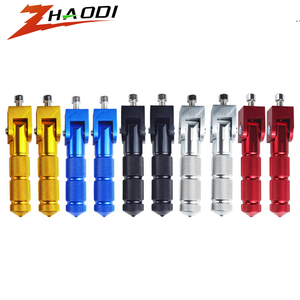 Esclusiva asta di supporto universale in alluminio da 8MM pieghevole a 90 gradi per cavalletto posteriore poggiapiedi per sistemi di carrozzeria di motocicli - Product Image 1