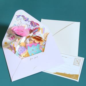 Nuovo biglietto di <span class=keywords><strong>auguri</strong></span> creativo fiore 3D Craft augurando <span class=keywords><strong>compleanno</strong></span>, gratitudine, natale e capodanno Gift Card con busta - Product Image 6