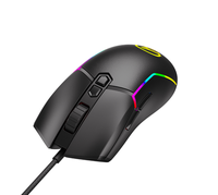 Ratón para Juegos RGB AIMAX, Molde Privado Exclusivo, Ergonómico, de Alta Precisión, con Cable, para Deportes Electrónicos, OEM, ODM, Personalizado, para Diestros, 7