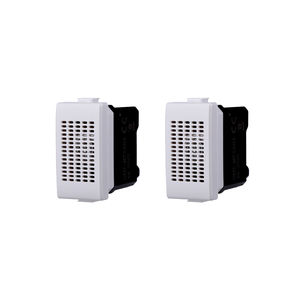 Juego de 2 timbres Gloca, 6A, 220V, enchufables, de plástico, diseño minimalista, fácil instalación, para la serie Matix - Product Image 1