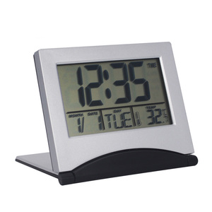 <strong>Small</strong> Size Folding <strong>LCD</strong> Desktop <strong>Clock</strong> Digital Calendar <strong>Display</strong> Table Desk <strong>Clock</strong> - Product Image 2