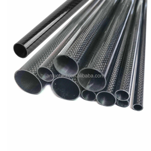 Tube <span class=keywords><strong>en</strong></span> <span class=keywords><strong>fibre</strong></span> de carbone personnalisé, léger, tissage sergé 3K, pour bras de drone de protection des plantes - Product Image 4