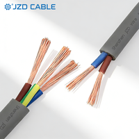 Cable Flexible de Alta Resistencia H07VV-F, Cableado Interno para Edificios Modulares, Cable de Cobre Multifilar JZD SAA 450/750V para Electrodomésticos Australianos