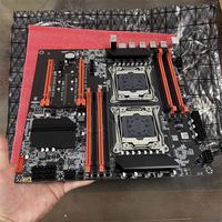 Motherboard Gaming X99 Dual CPU Mendukung Dual Xeon E5 LGA2011-3 CPU Motherboard X99 256GB Dual-channel DDR4 dengan M.2