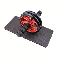 Kit de rouleau abdominal 6-en-1 en gros, équipement d'entraînement à domicile très vendu, ensemble d'entraînement musculaire abdominal pour femmes avec barre de poussée