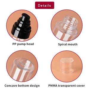 50ML80ML 100ML 120ML PET Vides En Plastique Rondes Cheveux Vaporisateur pour Soins <span class=keywords><strong>de</strong></span> La Peau <span class=keywords><strong>Lotion</strong></span> - Product Image 5