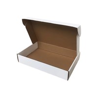 Caja de Cartón Corrugado Negra con Estampado en Caliente Dorado y Plateado para Comercio Electrónico, Caja de Sombrero Blanca con Solapa