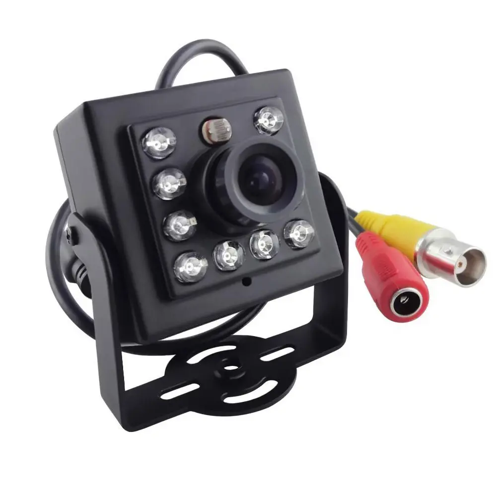 1/3 אינץ' CCD HD 1000TVL 960H 10 יחידות יום/לילה IR LED מצלמת אבטחה CCTV ראיית לילה מצלמת מעקב מיני