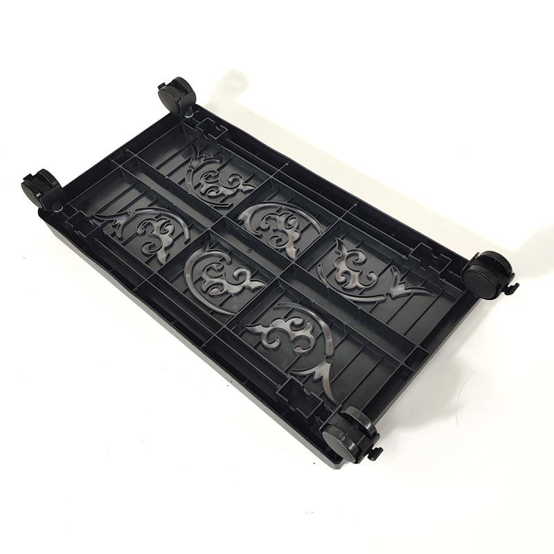 Chassis tray, PP, 46x24.5x8cm, black.