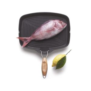 Plancha para Asar Excelsa Grigliosa de Aluminio, 35x7x45.5 cm, Negra, Antiadherente, Diseño Cuadrado, para Cocina al Aire Libre - Product Image 4