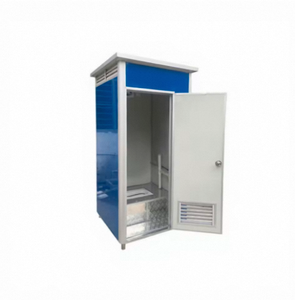 Toilettes préfabriquées extérieures IP55, cabine sanitaire mobile résistante au froid et à la chaleur en acier pour parcs industriels et mines - Product Image 4
